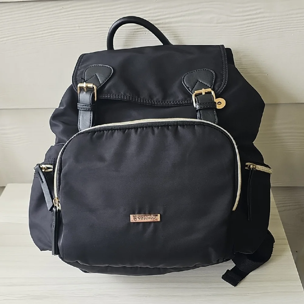 Stylish Black Baby Bag Tote - Versatile Women’s Bag